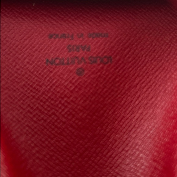Louis Vuitton Vibrant Red CARD CASE WALLET - Picture 5 of 9